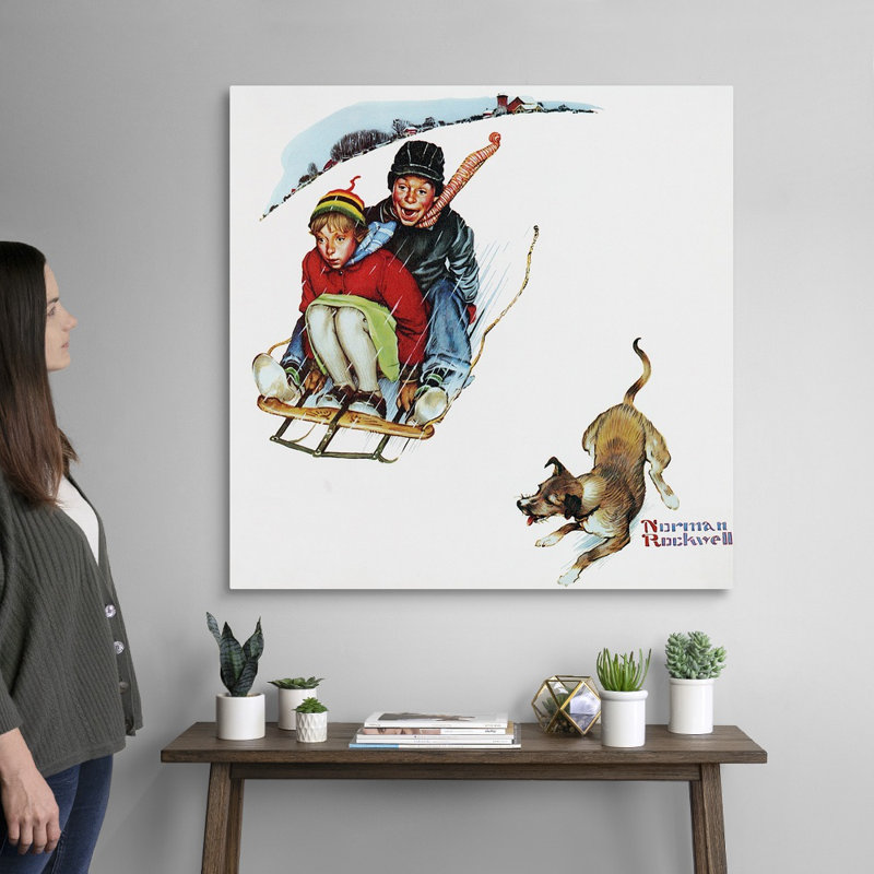 "Norman Love" par Norman Rockwell, H 36 po x l 36 po x P 1,25 po, Toile tendue