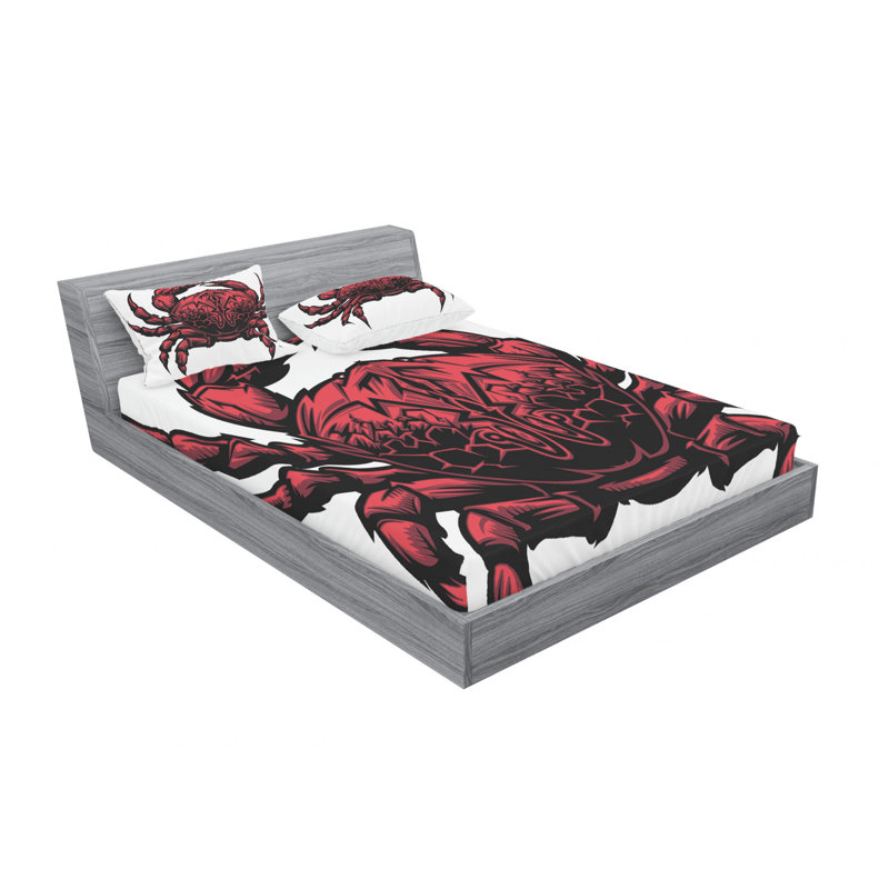 Microfiber Sheet Set, Queen Sheet Set with Fitted Sheet