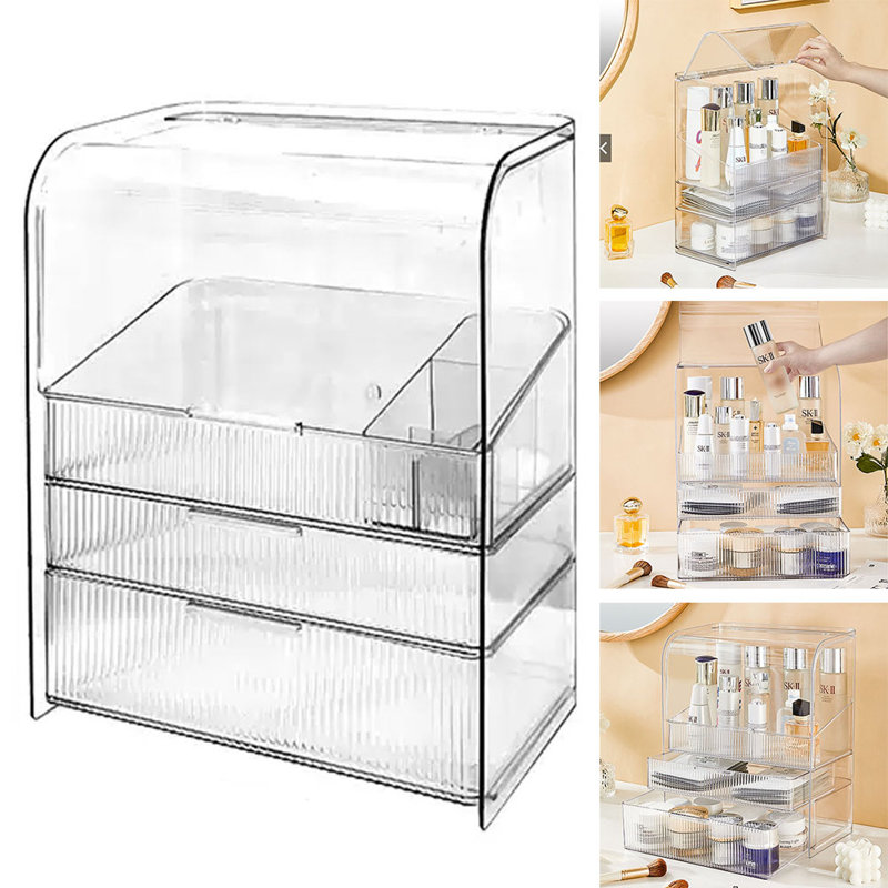 Plastic Makeup Organizer