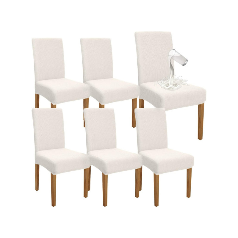 Fabric Box Cushion Dining Chair Slipcover