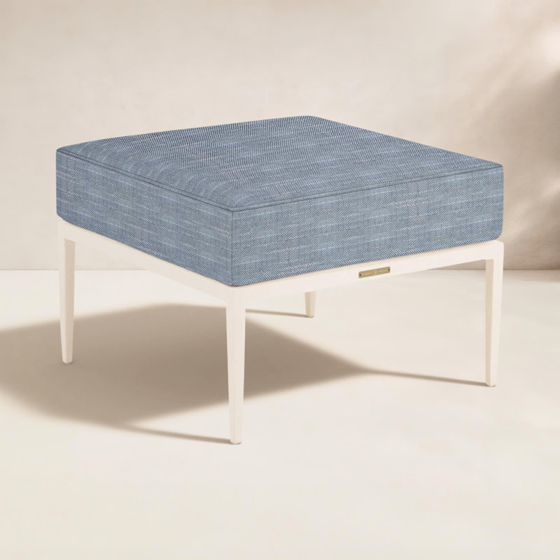 Repose-pieds Elegante, Welt, Chambray Rollo, Craie
