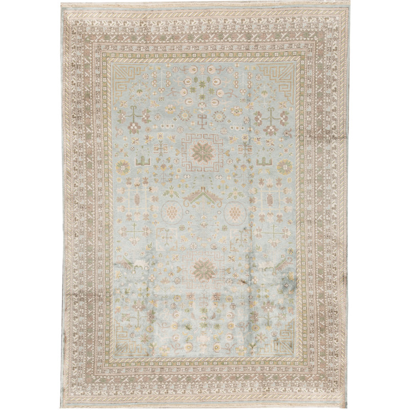 One-of-a-Kind 9'10" X 13'9" Hand Knotted Area Rug
