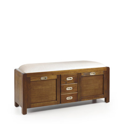 Flash Polyester Upholstered Storage Bench