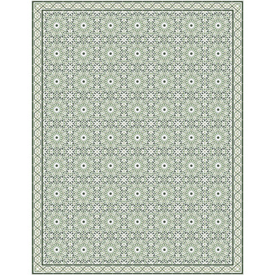 Aban Geometric Machine Printed Area Rug