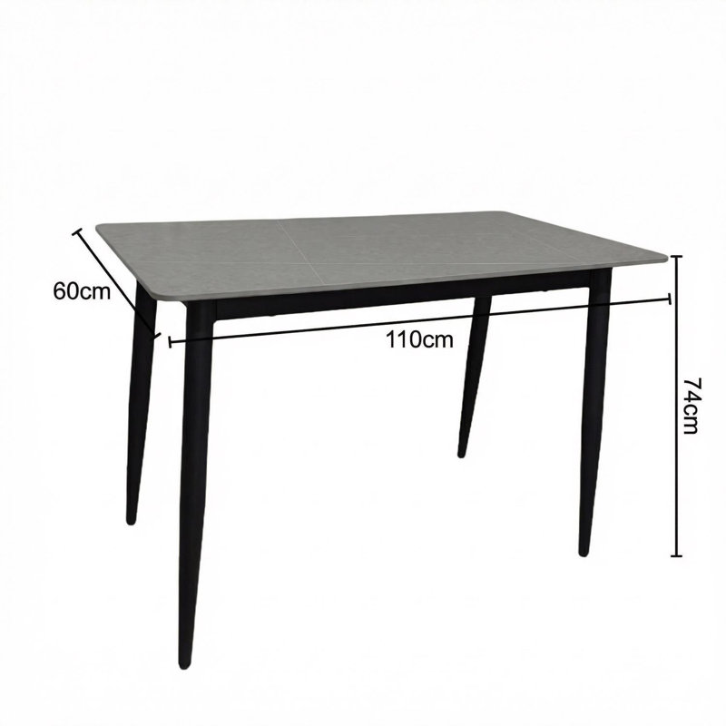 Stone Top Dining Table, Grey
