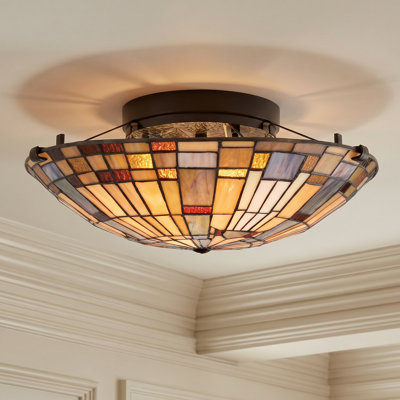 Plafonnier encastré 16,5 po à 2 lumières Inglenook