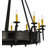 Knighton 10 - Light Wagon Wheel Chandelier
