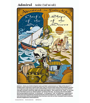 « admiral » par wilbur pierce, affiche rétro