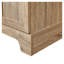 Armoire de rangement avec portes et tablette réglable pour la salle de bain