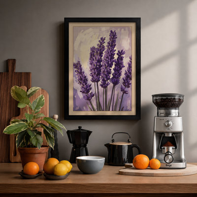 Lavender Dreams Botanical - Framed Print