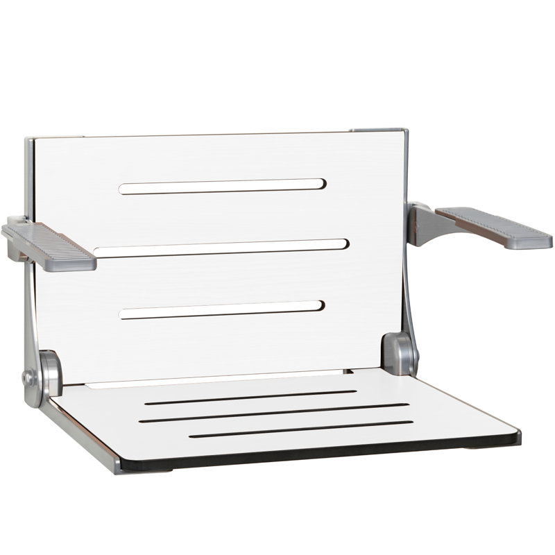 Silhouette Comfort Folding Shower Seat with Arms
