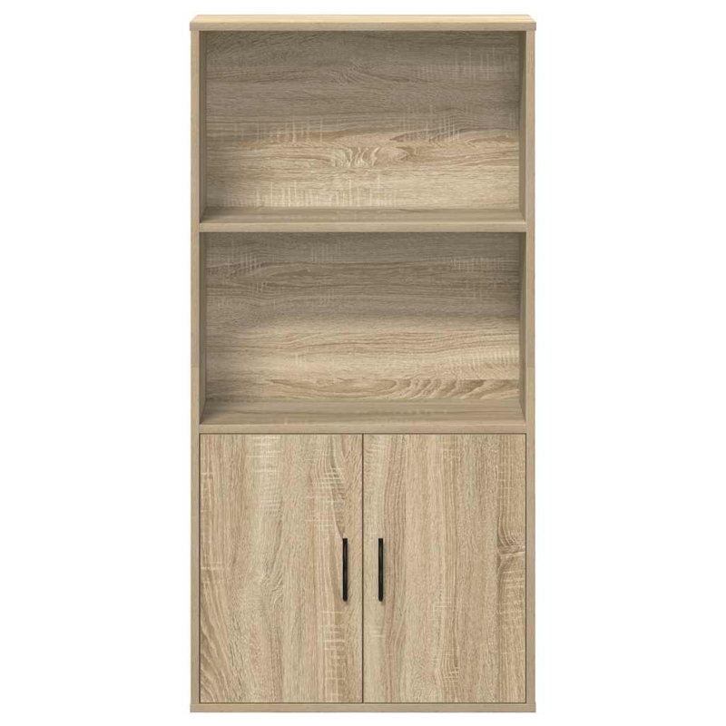 Bookcase 60X24x120 Cm Engineered Wood, Sonoma Oak