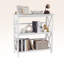 Bibliothèque à 3 tablettes, bibliothèque ouverte à 3 niveaux avec cadre en X, console pour salon, bureau à domicile-118615155