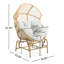 Fauteuil coulissant d'extérieur brun - Détendez-vous dans votre patio-52475479