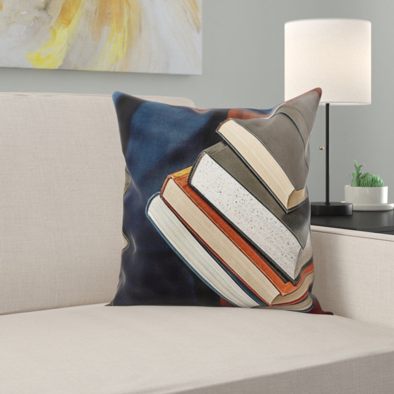 Coussin décoratif books