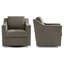 Upholstered Swivel Armchair-1613868800