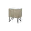 Meuble-lavabo rustique en acacia 30 po X P 20 po D, avec plateau en marbre de culture-52350431