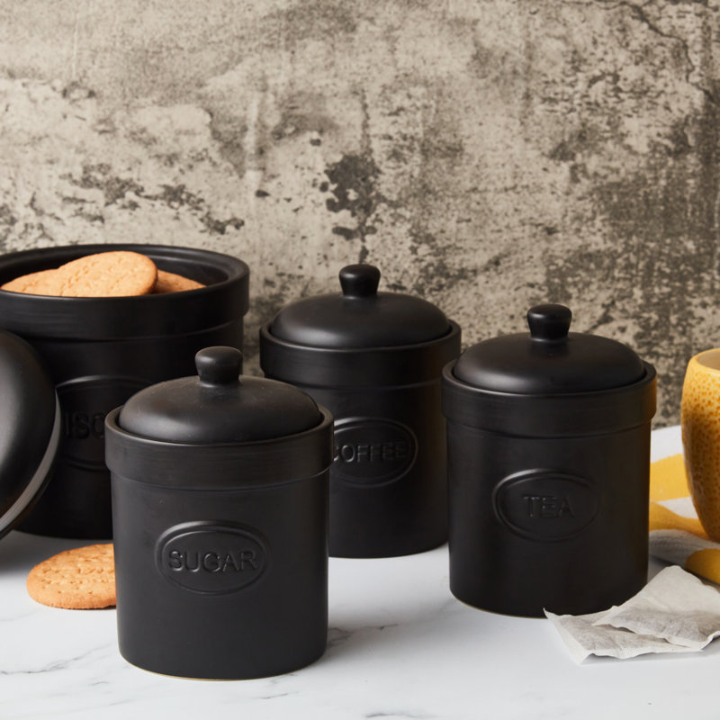 Coffee Canister, Black