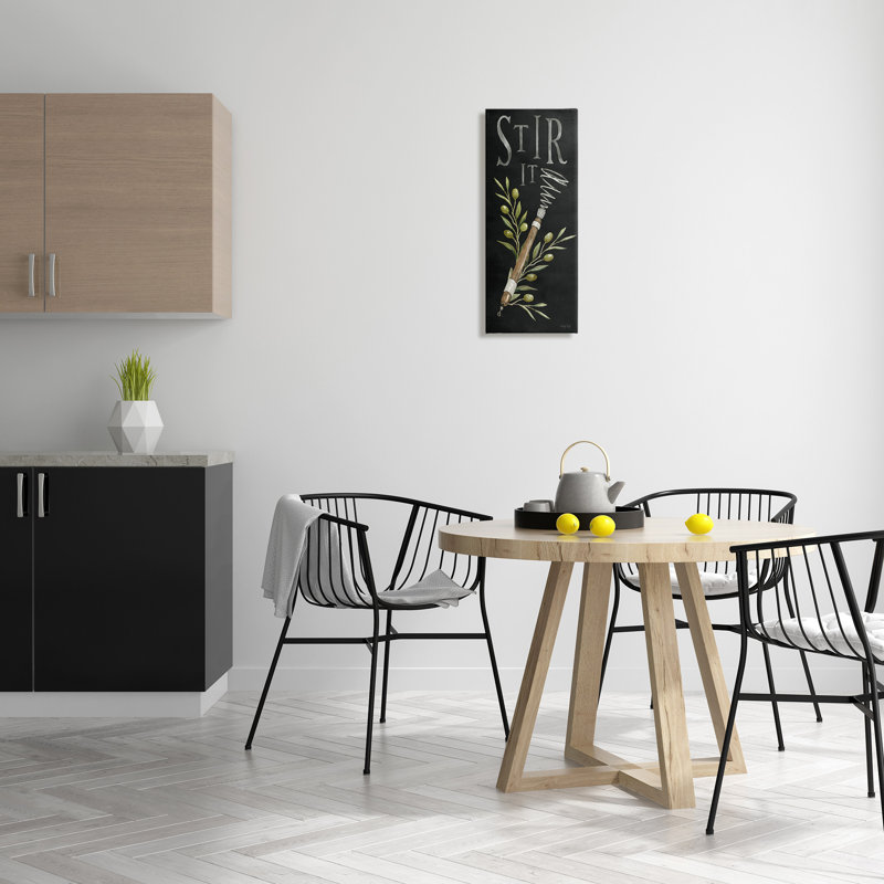 «Stir It Vintage Kitchen» par Cindy Jacobs sur toile, H 24 po x l 10 po