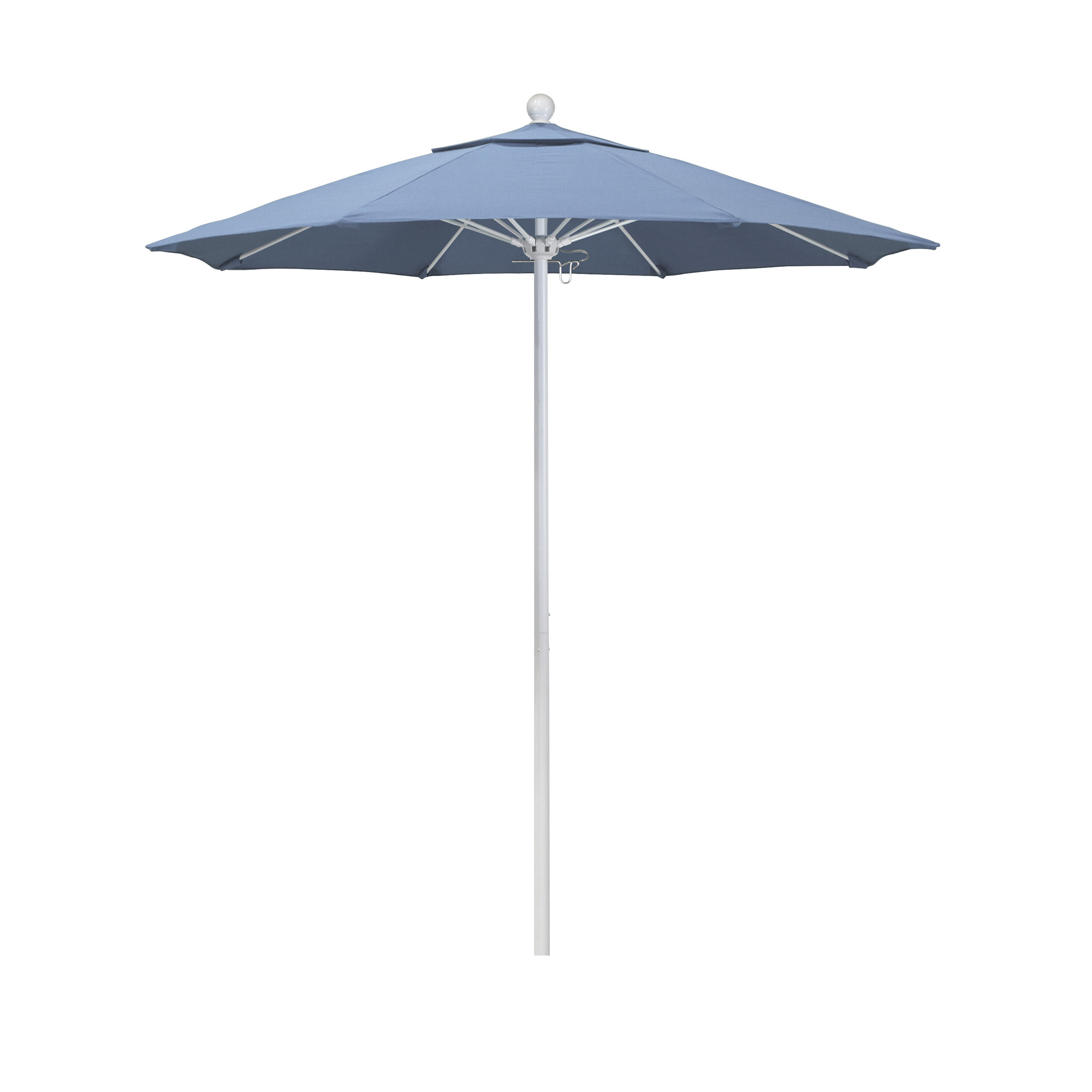 Hibo 90'' Sunbrella® Outdoor Umbrella, Canvas Air Blue Sunbrella® Canvas
