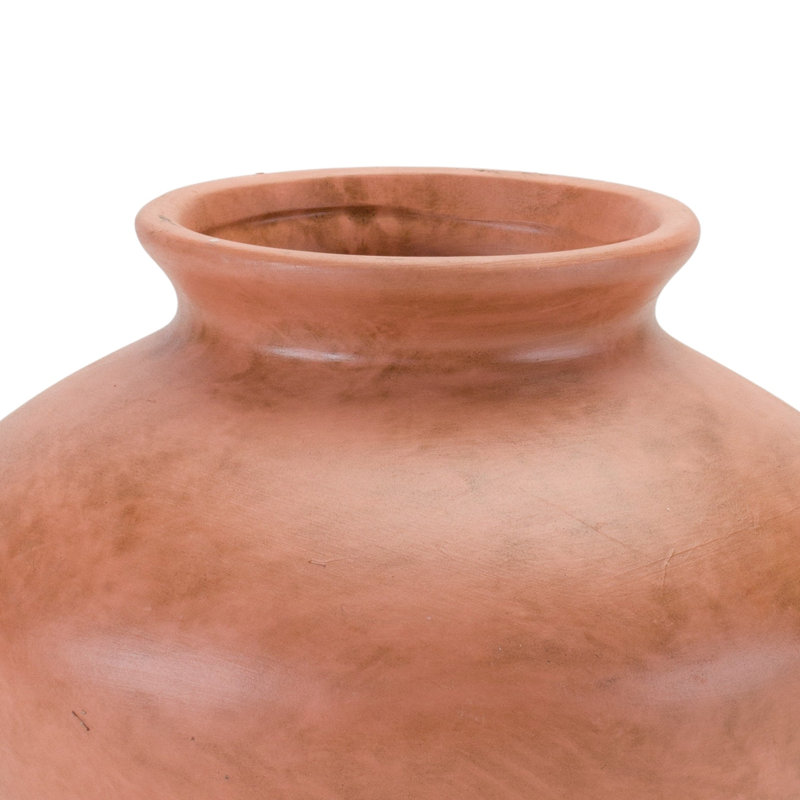 Ashli Ceramic / Porcelain Table Vase, Brown/Black