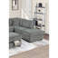 Canapé modulaire réversible en velours côtelé Camel-1773831372