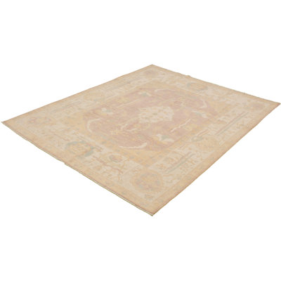 Tapis de bois one-of-kind à la main-noué la 2010 chobi gris 8 pi x 9 pi laine 6 po Allahna