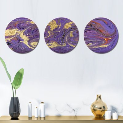 Abstract Wall Decor on Metal
