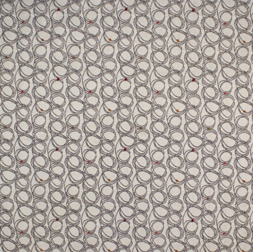 Felucca Coconut Fabric, Licorice