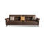 Causeuse coussin en cuir véritable Coffee-1316556898