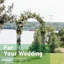 53" W x 22" D Metal Arbour in Black-123297133