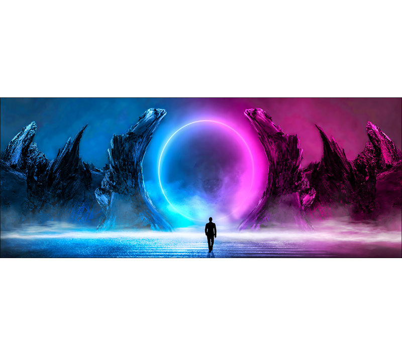 Print on Float Glass, 30cm H x 80cm W x 1.3cm D