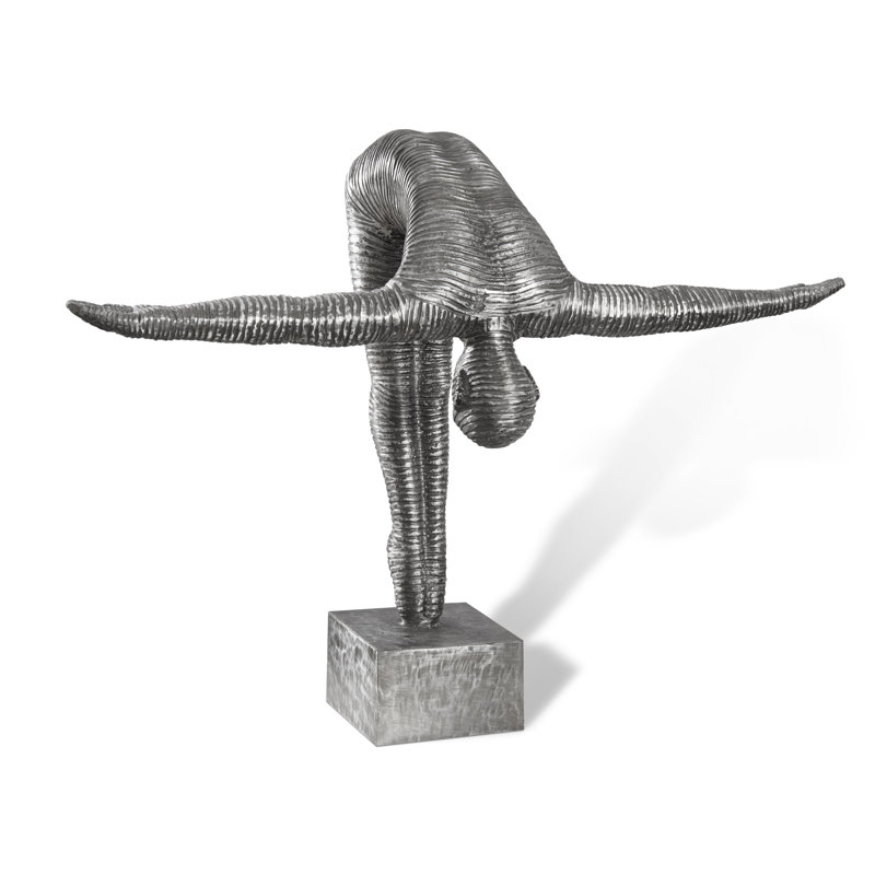 Statue pliante en aluminium