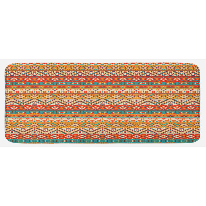 Rustic Synthetic Kitchen Mat