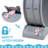 Emmani 33.5'' Noiseless and Lockable Cat Treadmill Exercise Running Wheel-2099373591