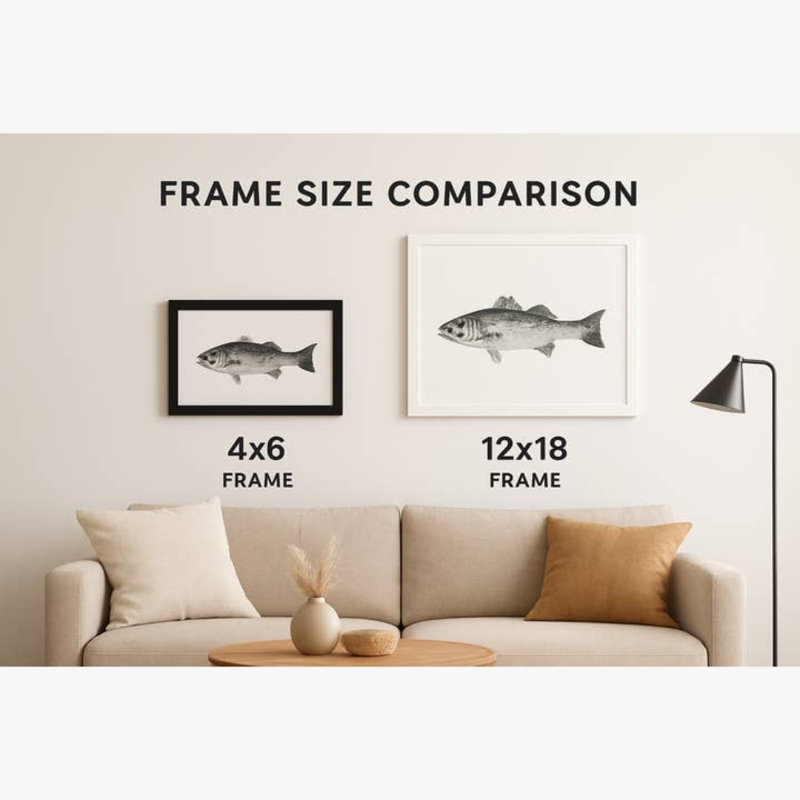 Hammerhead Driftwood Framed 4x6 Print Wall Art
