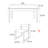 Italian style simple rectangular dining table sets-103440051