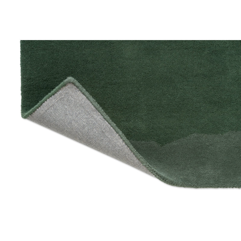 Sedimentary Handmade Wool Abstract Area Rug, Pine, Rectangle 6'7 x 9'2
