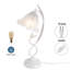 Lampe arquée en métal Mikeyah