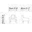 Fauteuil à oreilles en lin l 27,6 po Wynnedale