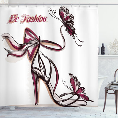 Shower Curtain with Hooks Included