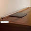 Bureau rectangulaire simple en bois massif de noyer noir