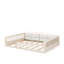 Lit plateforme tapissier en bois pleine grandeur avec garde-corps et coussin-2023341983