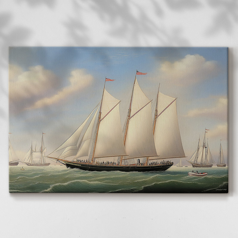 Série nautique-Lxxxxi - Cavas enveloppés de galerie, 40 x 60