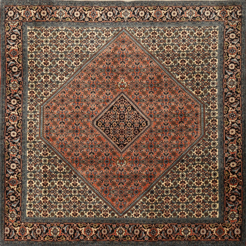 Oriental Indoor Rug, Square 3'