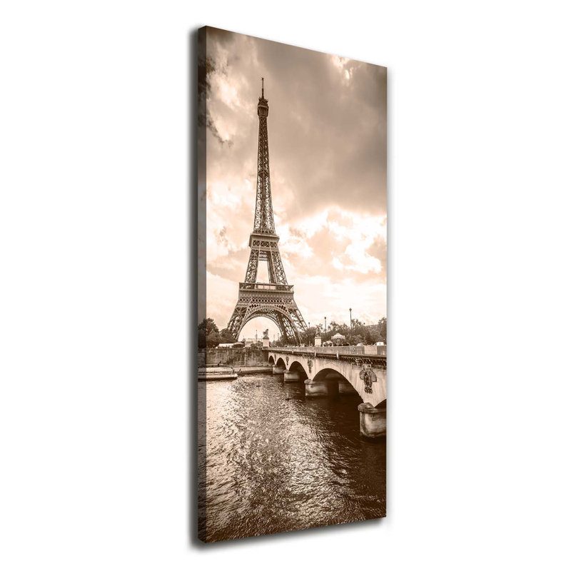 Eiffel Tower Paris - Wrapped Canvas Print