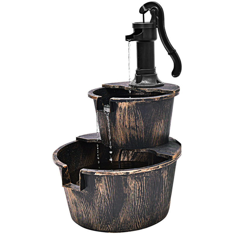 Akeena Outdoor Waterfall Fountain
