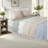 Elegant Scalloped Bedding Sets, Microfiber Cotton, Farmhouse King/cal King