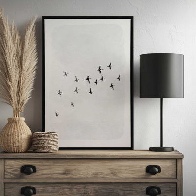 NMCH Flock Of Birds By Nadja Art Print