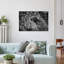 Wild Leopard Splash Contemporary Cat Animal Nature Wall Art Print-2088934237
